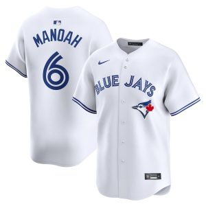 Men’s Toronto Blue Jays Alek Manoah Nike White Home Limited Player Jersey