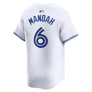 Men’s Toronto Blue Jays Alek Manoah Nike White Home Limited Player Jersey