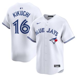 Men’s Toronto Blue Jays Yusei Kikuchi Nike White Home Limited Player Jersey