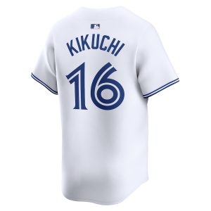 Men’s Toronto Blue Jays Yusei Kikuchi Nike White Home Limited Player Jersey