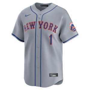 Men’s New York Mets Jeff McNeil Nike Gray Away Limited Player Jersey