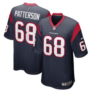 Men’s Houston Texans Jarrett Patterson Nike Navy Team Game Jersey