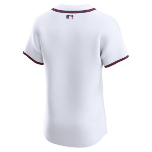 Men’s Atlanta Braves Nike White Home Elite Jersey