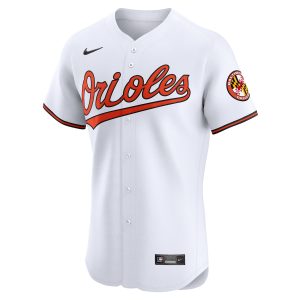 Men’s Baltimore Orioles Nike White Home Elite Jersey