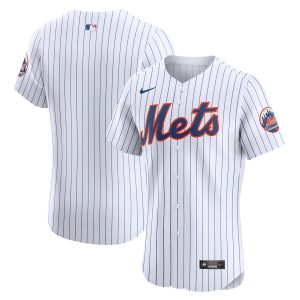 Men’s New York Mets Nike White Home Elite Jersey