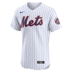 Men’s New York Mets Nike White Home Elite Jersey