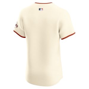 Men’s San Francisco Giants Nike Cream Elite Jersey