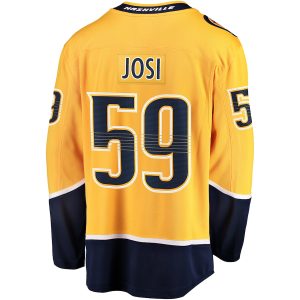 Men’s Nashville Predators Roman Josi Fanatics Branded Gold Home Breakaway Jersey