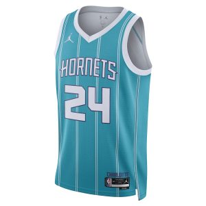 Unisex Charlotte Hornets Brandon Miller Nike Teal NBA Draft Swingman Jersey – Icon Edition