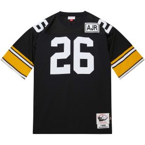 Men’s Pittsburgh Steelers 1988 Rod Woodson Mitchell & Ness Black Authentic Throwback Retired Player Jersey