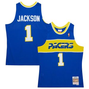 Men’s Indiana Pacers Stephen Jackson Mitchell & Ness Royal 2004/05 Hardwood Classics Swingman Jersey