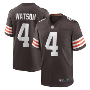 Men’s Cleveland Browns Deshaun Watson Nike Brown Game Jersey