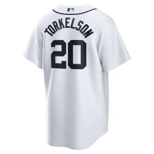 Men’s Detroit Tigers Spencer Torkelson Nike White Home Replica Jersey