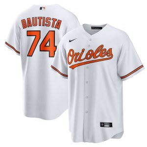 Men’s Baltimore Orioles Felix Bautista Nike White Replica Player Jersey