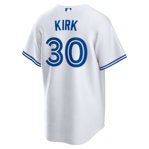 Men’s Toronto Blue Jays Alejandro Kirk Nike White Replica Player Jersey