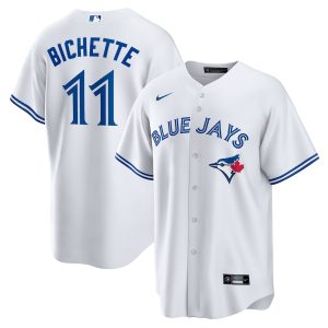 Men’s Toronto Blue Jays Bo Bichette Nike White Replica Player Jersey