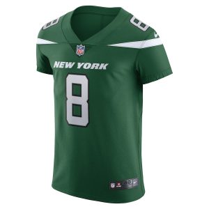 Men’s New York Jets Aaron Rodgers Nike Gotham Green Alternate Vapor F.U.S.E. Elite Jersey