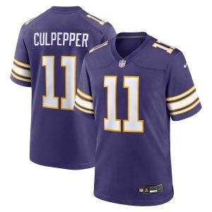 Men’s Minnesota Vikings Daunte Culpepper Nike Purple Classic Retired Player Game Jersey