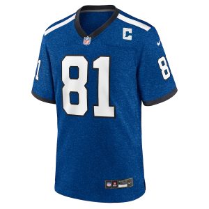 Men’s Indianapolis Colts Mo Alie Cox Nike Royal Indiana Nights Alternate Game Jersey