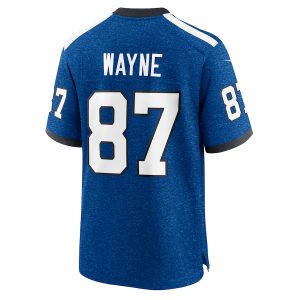 Men’s Indianapolis Colts Reggie Wayne Nike Royal Indiana Nights Alternate Game Jersey