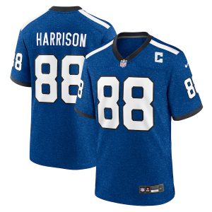 Men’s Indianapolis Colts Marvin Harrison Nike Royal Indiana Nights Alternate Game Jersey