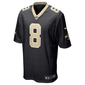 Men’s New Orleans Saints Archie Manning Nike Black Retired Player Game Jersey