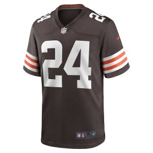 Men’s Cleveland Browns Nick Chubb Nike Brown Game Jersey