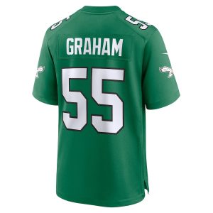 Men’s Philadelphia Eagles Brandon Graham Nike Kelly Green Alternate Game Jersey