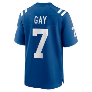 Men’s Indianapolis Colts Matt Gay Nike Royal Team Game Jersey