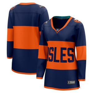 Women’s New York Islanders Fanatics Branded Navy 2024 NHL Stadium Series Breakaway Jersey