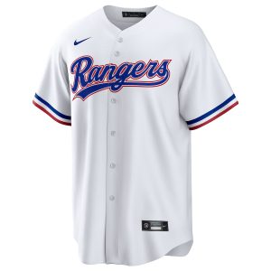 Men’s Texas Rangers Max Scherzer Nike White Home Replica Player Jersey