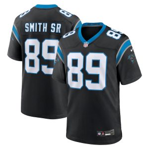 Men’s Carolina Panthers Steve Smith Sr. Nike Black Retired Player Game Jersey