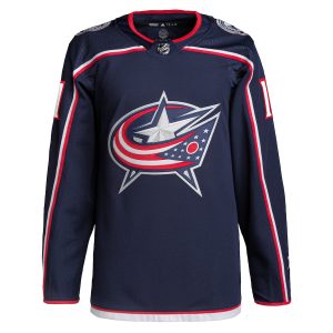 Men’s Columbus Blue Jackets Adam Fantilli adidas Navy Home Primegreen Authentic Pro Player Jersey