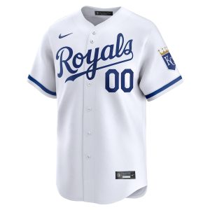 Men’s Kansas City Royals Nike White Home Limited Custom Jersey