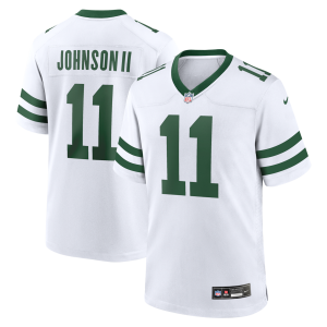 Men’s New York Jets Jermaine Johnson II Nike Spotlight White Alternate Game Jersey