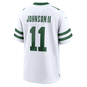 Men’s New York Jets Jermaine Johnson II Nike Spotlight White Alternate Game Jersey