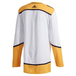 Men’s Nashville Predators adidas White Away Authentic Jersey