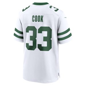 Men’s New York Jets Dalvin Cook Nike White Legacy Player Jersey