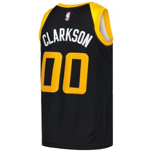 Men’s Utah Jazz Jordan Clarkson Nike Black Swingman Player Jersey – City Edition