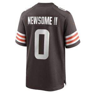 Men’s Cleveland Browns Greg Newsome II Nike Brown Team Game Jersey