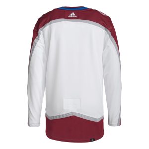 Men’s Colorado Avalanche adidas White Away Primegreen Authentic Jersey