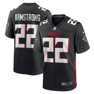 Men’s Atlanta Falcons Cornell Armstrong Nike Black Team Game Jersey