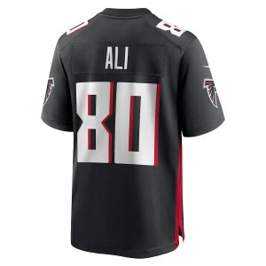 Men’s Atlanta Falcons Josh Ali Nike Black Team Game Jersey