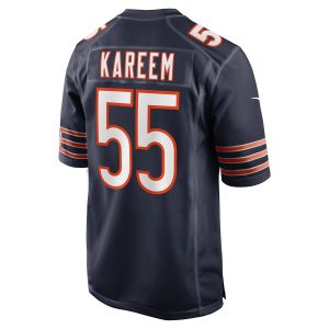 Men’s Chicago Bears Khalid Kareem Nike Navy Team Game Jersey