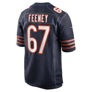 Men’s Chicago Bears Dan Feeney Nike Navy Team Game Jersey
