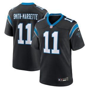 Men’s Carolina Panthers Ihmir Smith-Marsette Nike Black Team Game Jersey