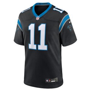 Men’s Carolina Panthers Ihmir Smith-Marsette Nike Black Team Game Jersey