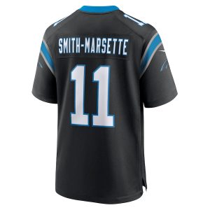 Men’s Carolina Panthers Ihmir Smith-Marsette Nike Black Team Game Jersey