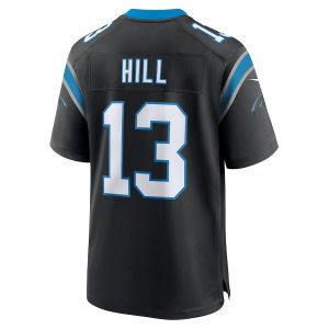 Men’s Carolina Panthers Troy Hill Nike Black Team Game Jersey