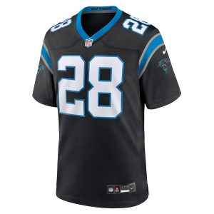 Men’s Carolina Panthers Jashaun Corbin Nike Black Team Game Jersey